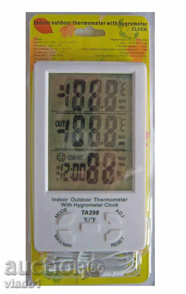 Thermometer-hydrometer outside / outside temperature TA-298 - 7 Thermometer-hydrometer outside / outside temperature TA-298 - 7