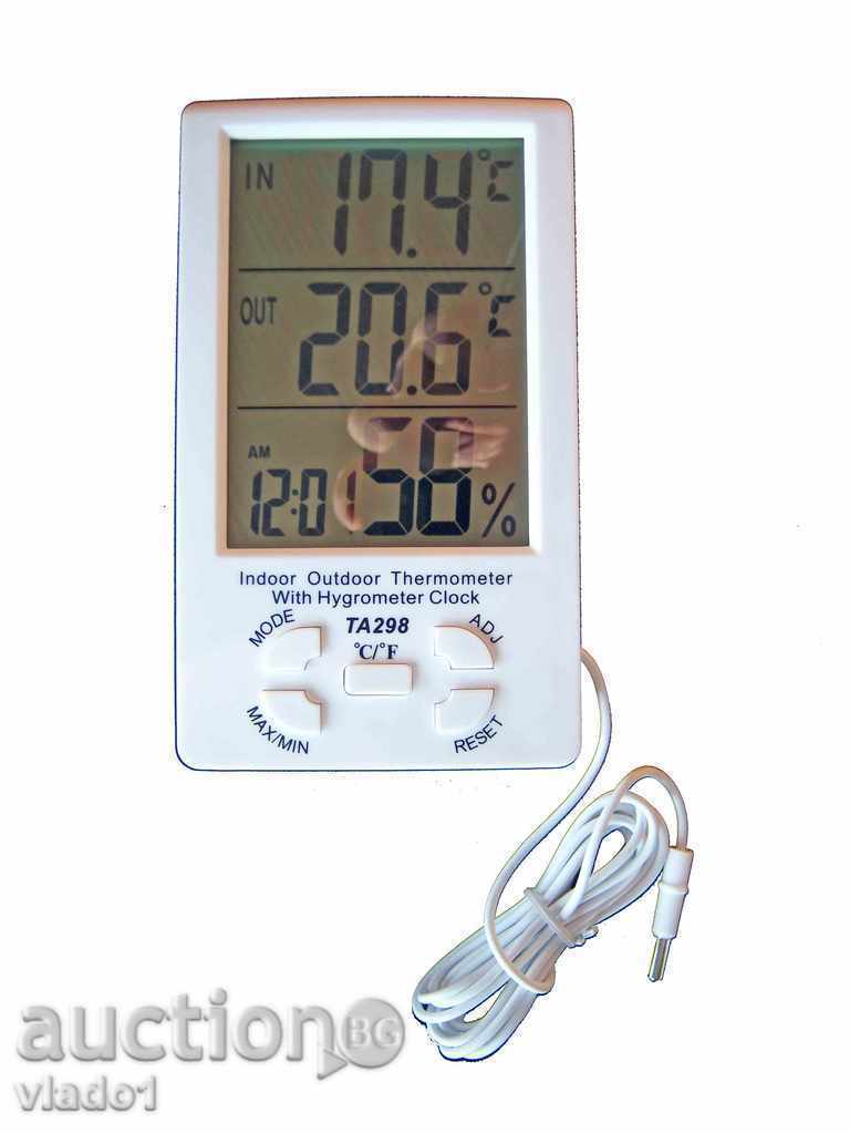 Termometru-higrometru ext / int. Temperatura TA-298