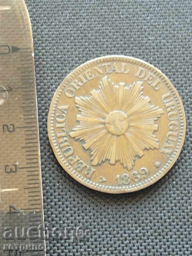 Auction 4 cent. 1869th Uruguay Auction 4 cent. 1869th Uruguay