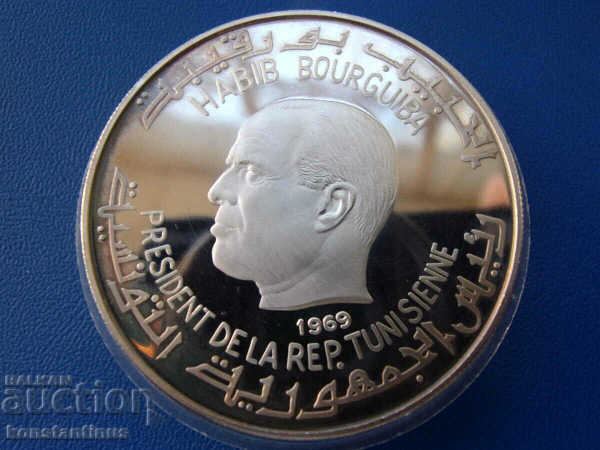Тунис  1  Динар  1969 UNC  PROOF Very Rare с цена € 76.69 | 149.99 лв.