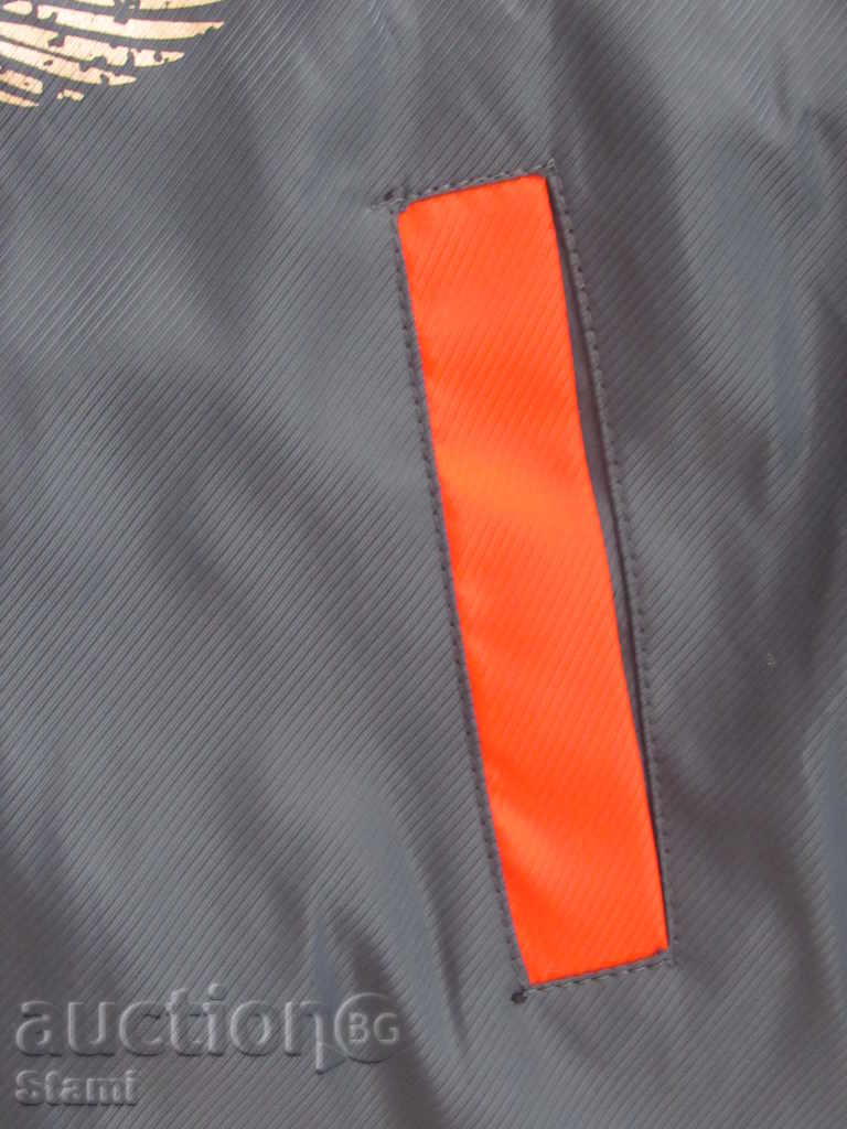 Ефектно спортно пролетно яке в синьо и оранжево размер 12, н - 5