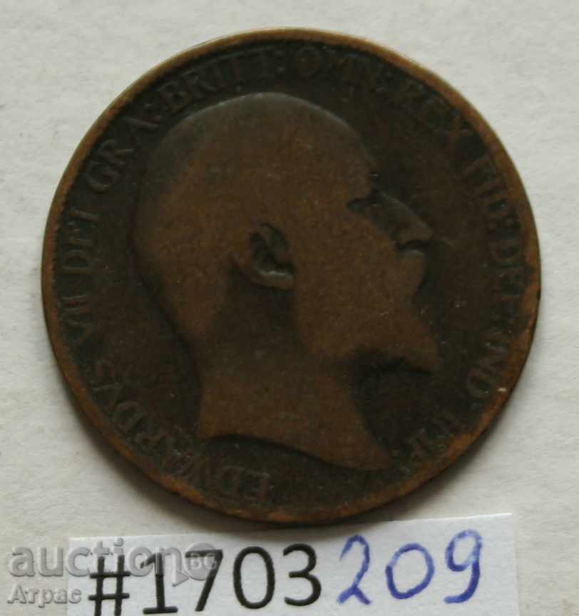 1/2 penny 1904 - Marea Britanie - cu preț € 1.02 | 1.99 BGN