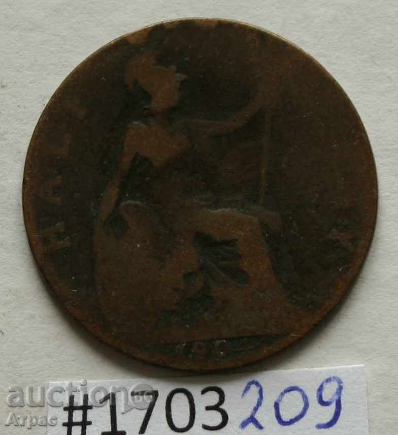 1/2 penny 1904 - Marea Britanie -