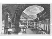 Παλιά καρτ ποστάλ - Μονή Ρίλα, κορυφή Τσαρέβο
