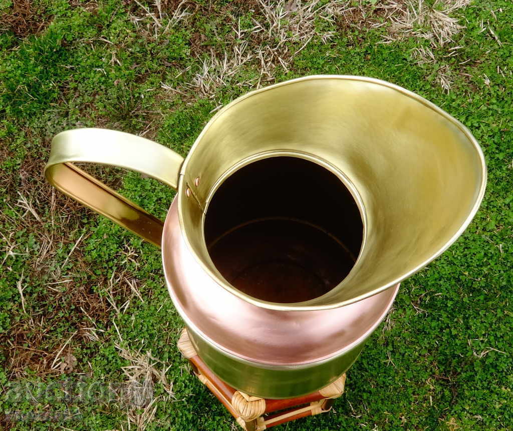 Copper jug, vase, umbrella stand, walking sticks, 2 kg - 5 Copper jug, vase, umbrella stand, walking sticks, 2 kg - 5