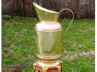 Jug, vase, umbrella stand made of copper and brass 1.8 kg.