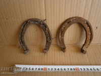 two big horseshoes for luck