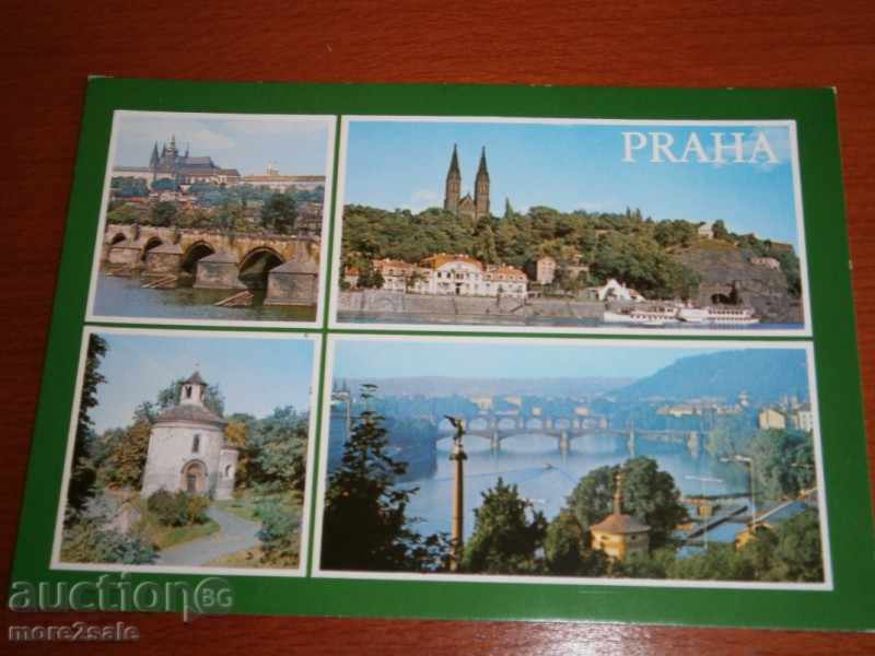Card de PRAHA - PRAGA CEHIA - VEDERI - Legendă