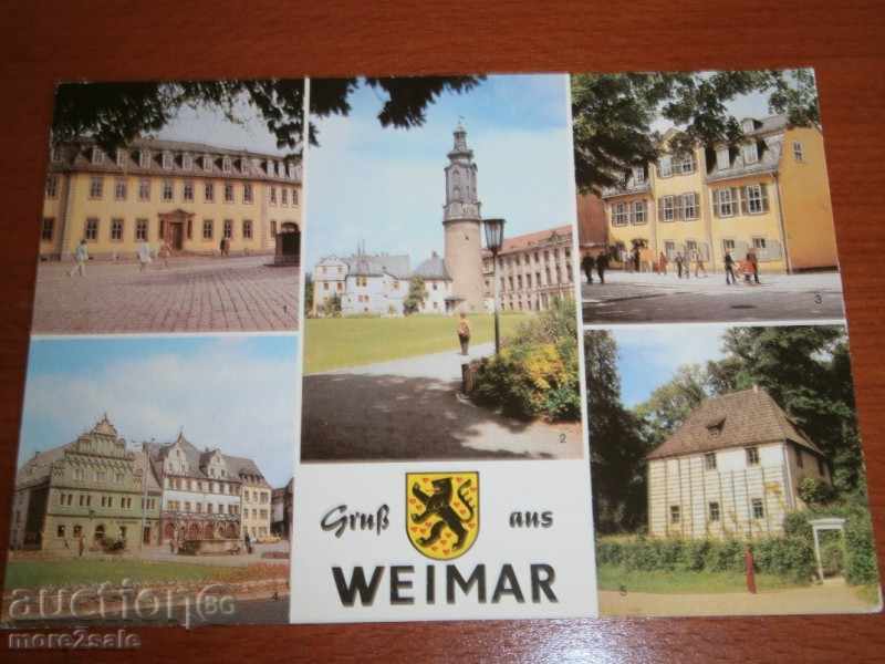 Card de WEIMAR - VEYMAR - GERMANIA - Nici o excursie