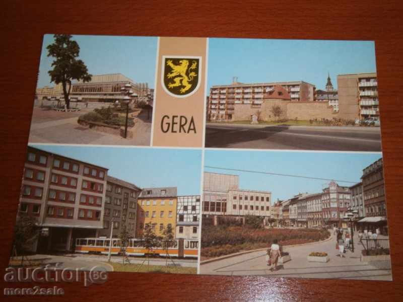 Card GERA GERMANY - GERMA GERMANY - VIEWS