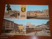 Card GERA GERMANIA - GERMANIA GERA - VEDERI