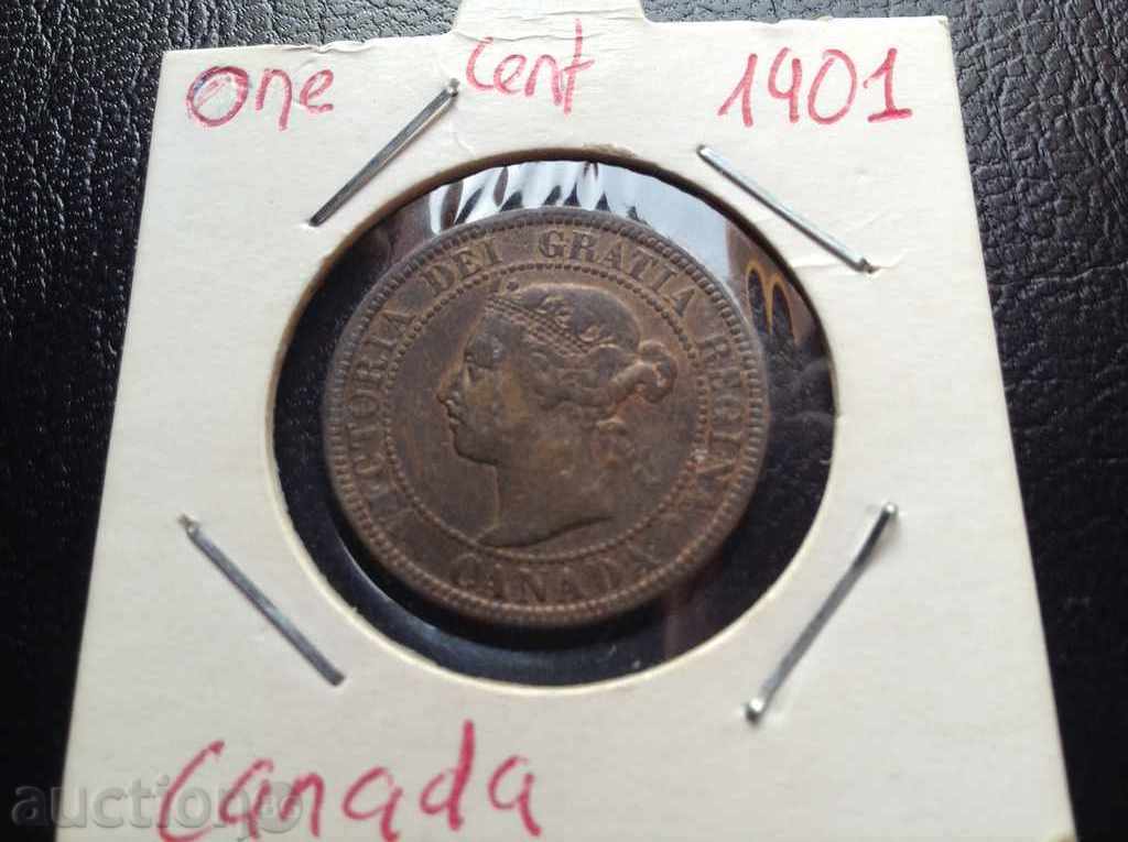 Canada 1 cent 1901