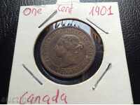 Канада 1 цент 1901