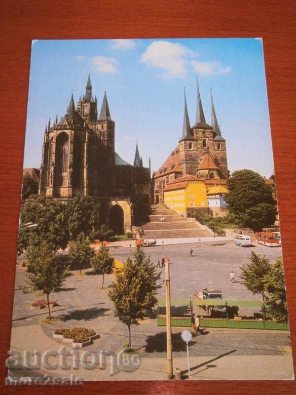 ERFURT Card - ERFURT - GERMANIA - PURE BACK / 2 /