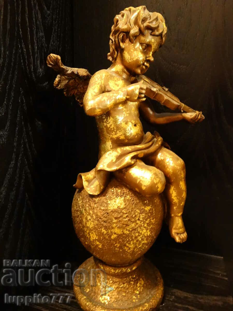 Auction Sculpture statuette stylized figure of ANGEL Auction Sculpture statuette stylized figure of ANGEL