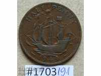 1/2 penny 1949 - Marea Britanie -