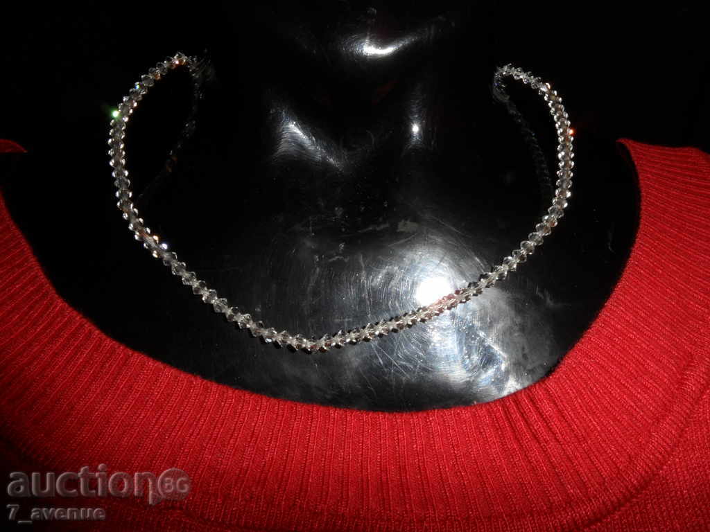 КОЛИЕ кристали 36 см/4мм Paris AVANTAGE,Коледна промоция!! с цена 39.99 лв. | € 20.45 КОЛИЕ кристали 36 см/4мм Paris AVANTAGE,Коледна промоция!! с цена 39.99 лв. | € 20.45