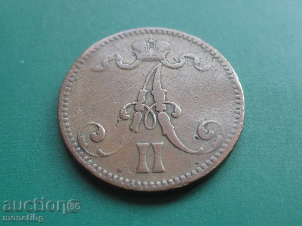 Russia (for Finland) 1866 - 5 pennia (UNC) - 6