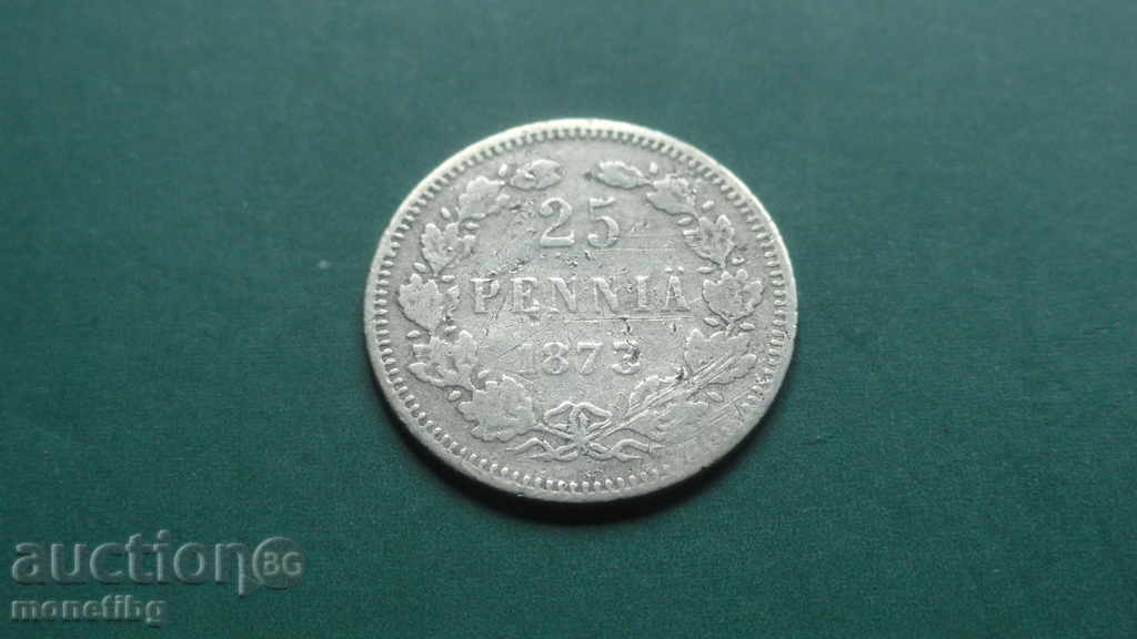 Russia (for Finland) 1873 - 25 pennia - 5 Russia (for Finland) 1873 - 25 pennia - 5