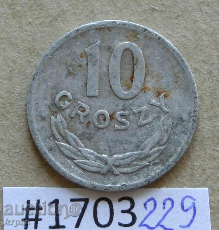 10 Groshes 1963 Poland -