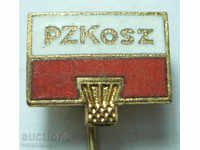 11312 Πολωνία σημάδι Πολωνική Ομοσπονδία Καλαθοσφαίρισης σμάλτο