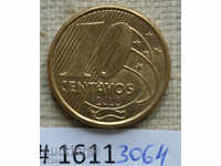 10 cent Brazil 2010