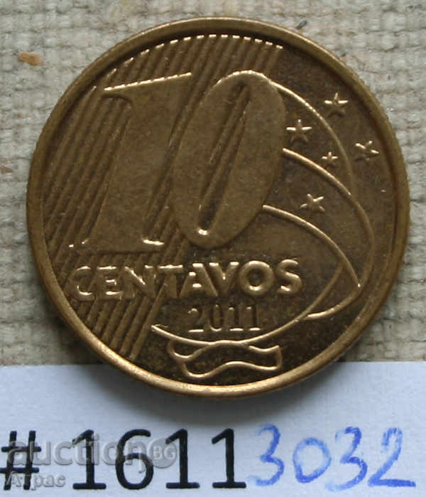 10 cents 2011 Brazil