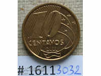 10 cents 2011 Brazil