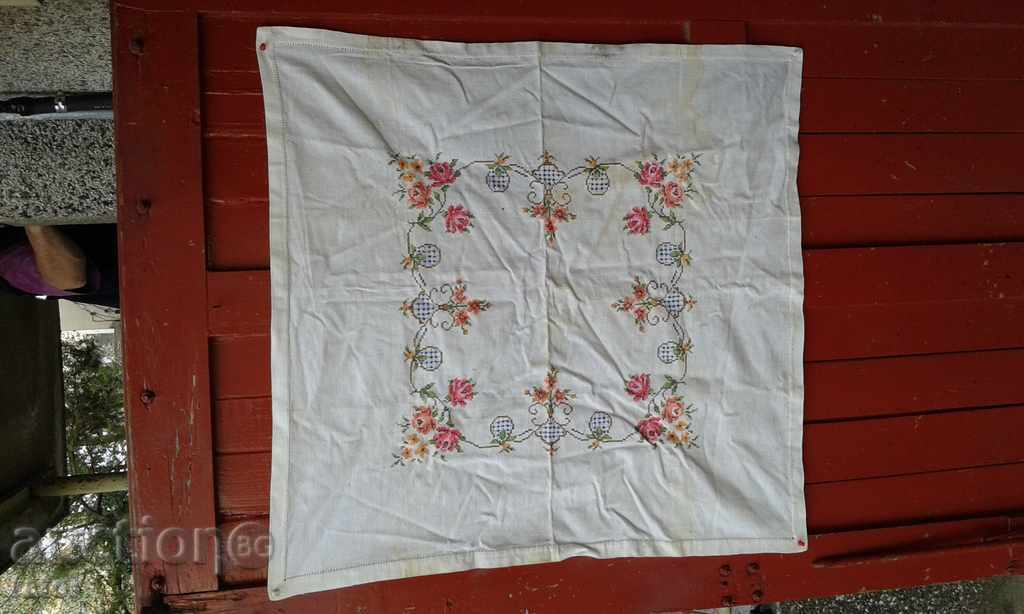 Κεντημένα ασφαλείας, δρομέας, τραπεζομάντιλο. κέντημα