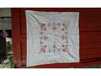 Embroidered table, table top, tablecloth. Embroidery