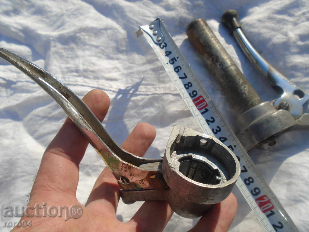 Auction HANDLES - GAS, BRAKE FROM OLD RETRO ENGINE Auction HANDLES - GAS, BRAKE FROM OLD RETRO ENGINE