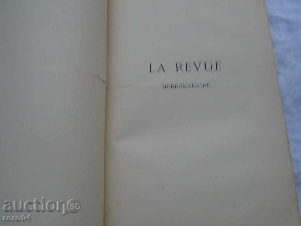 LA REVUE HEBDOMADAIRE ROMANS-HISTOIRE-VOYAGES - 5