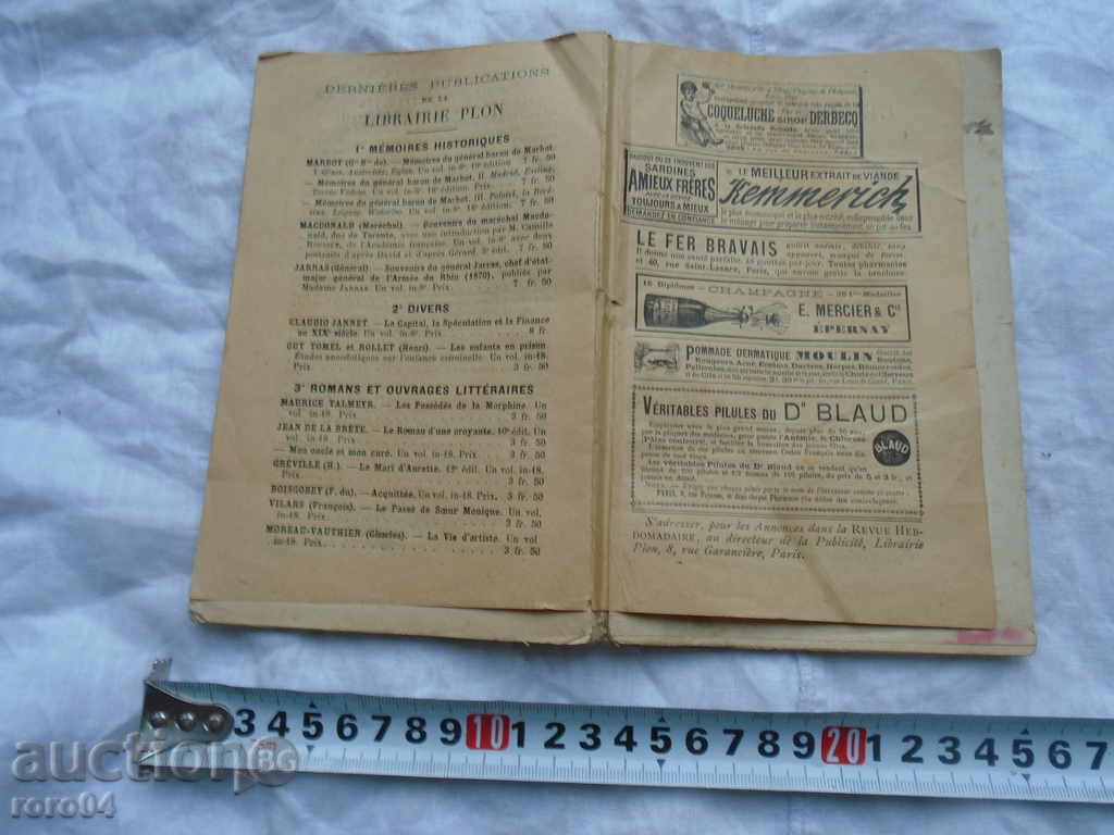 LA REVUE HEBDOMADAIRE ROMANS-HISTOIRE-VOYAGES - 7