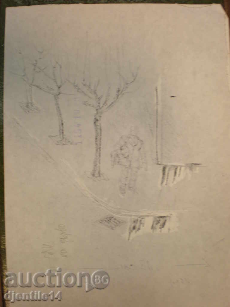 Ink drawing, Kuncho Atanasov - 5