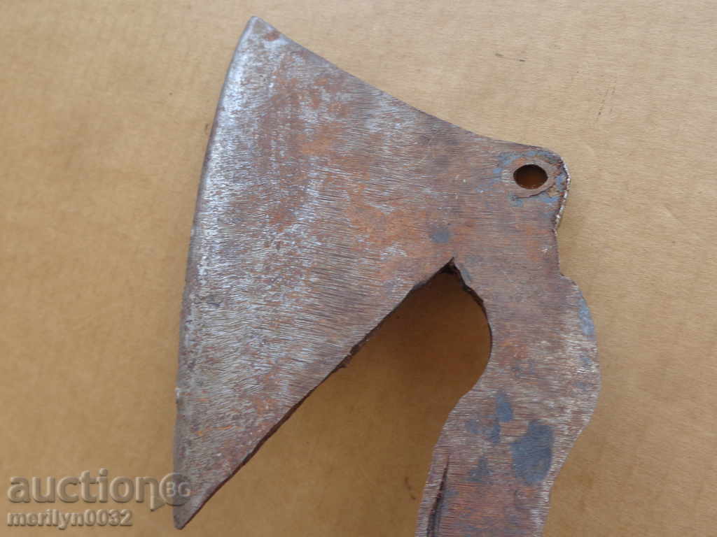 Old forged scythe, ax, hoop, knife, machete, blade - 5 Old forged scythe, ax, hoop, knife, machete, blade - 5