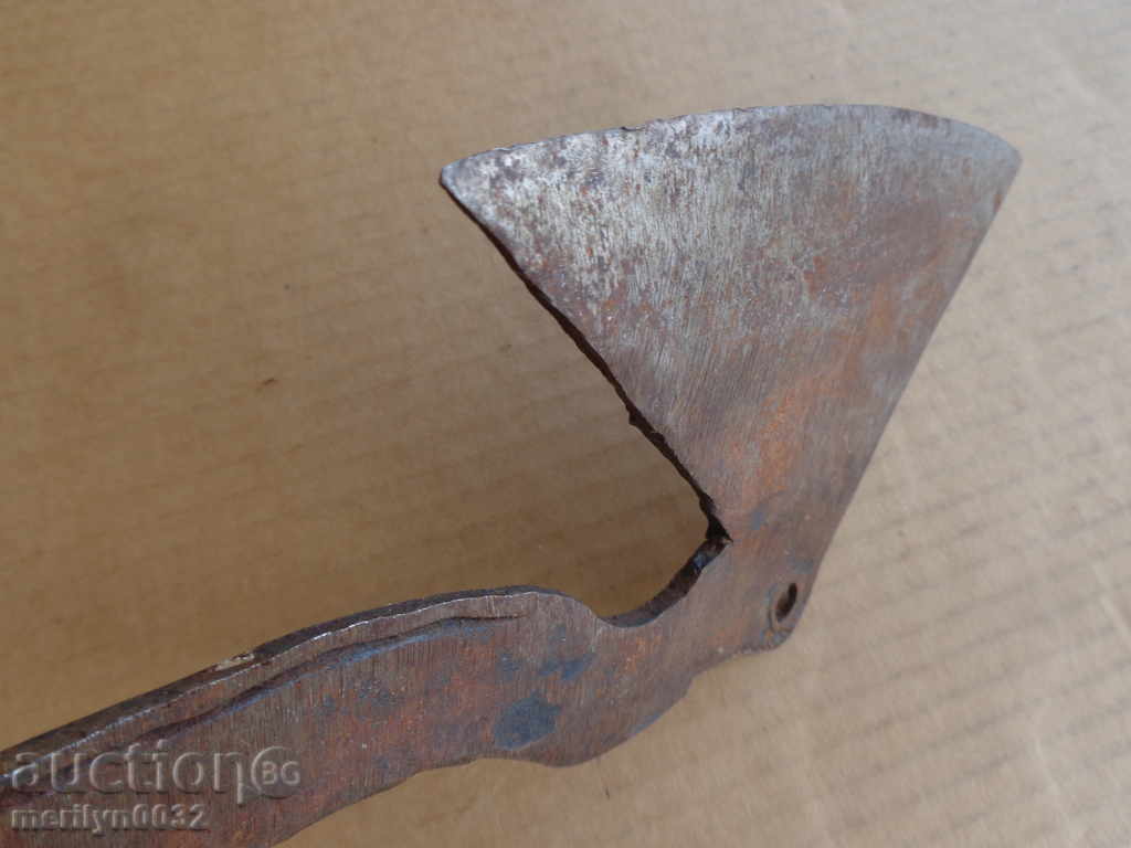 Old forged scythe, ax, hoop, knife, machete, blade - 7 Old forged scythe, ax, hoop, knife, machete, blade - 7