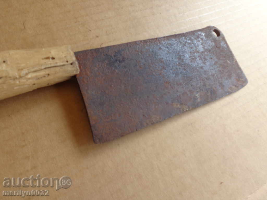 Old forged scythe, ax, hoop, knife, machete, blade - 5 Old forged scythe, ax, hoop, knife, machete, blade - 5