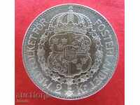 2 coroane Suedia 1930 W argint MAT--LUCIFIC AUNC