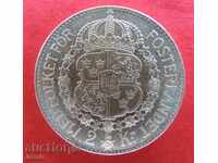 2 coroane Suedia 1930 W argint MAT--LUCIFIC AUNC