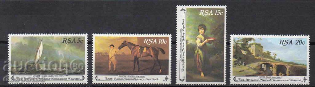 1980. RSA. Εθνική Πινακοθήκη της Νότιας Αφρικής. Εικόνες.