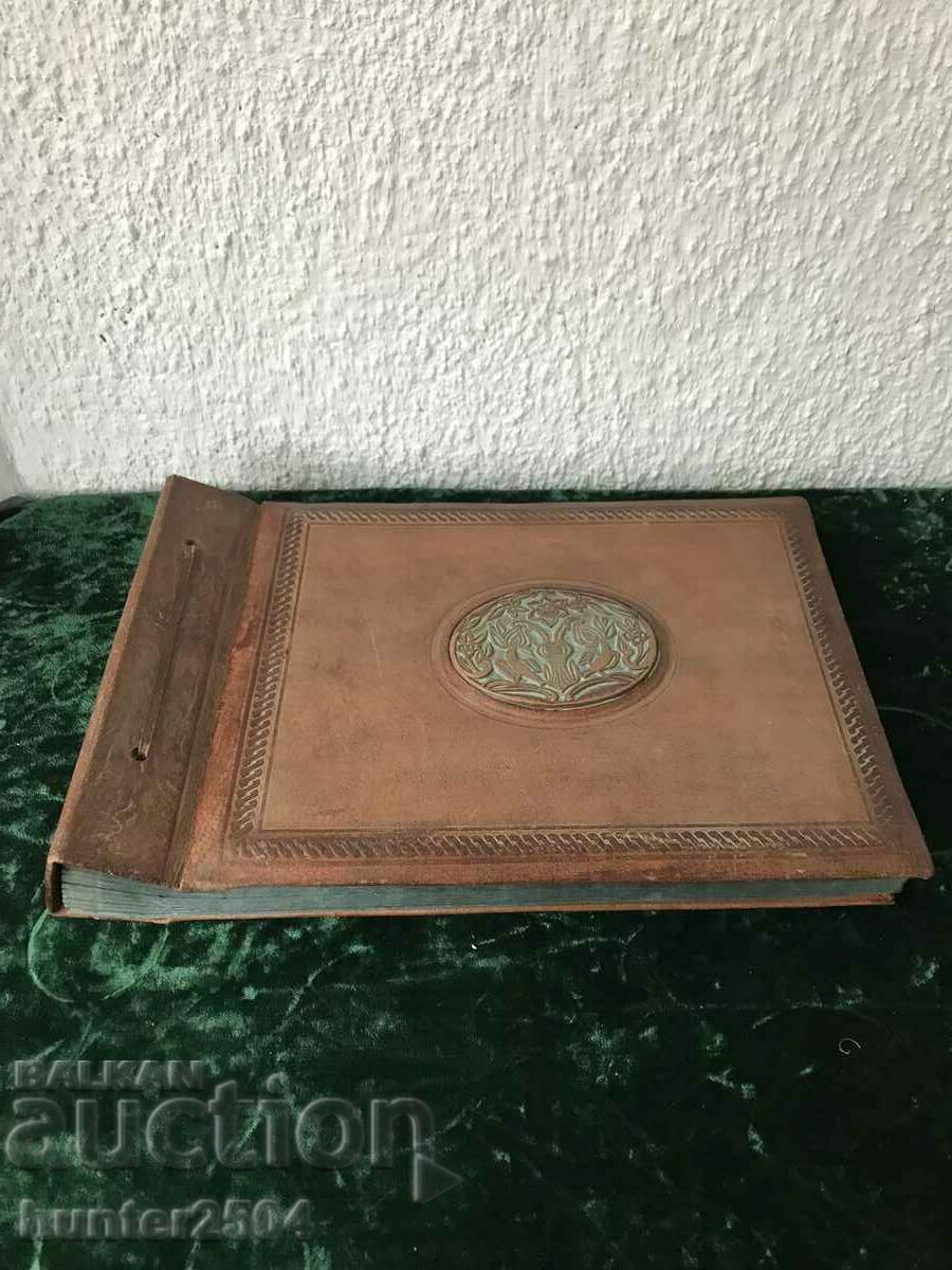 Άλμπουμ - δερμάτινο, καινούργιο, 39/26 cm