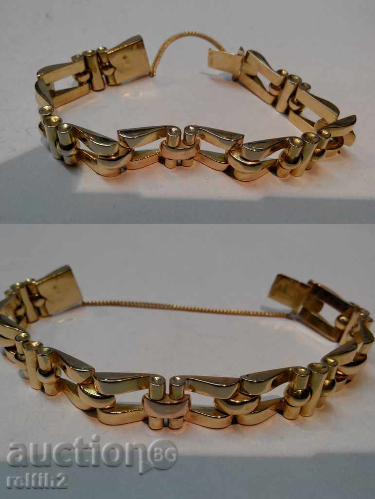 Auction Old gold bracelet 18k Auction Old gold bracelet 18k