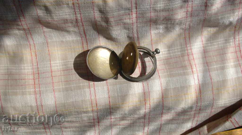 Аукцион Каса за джобен часовник - сребро с позлата