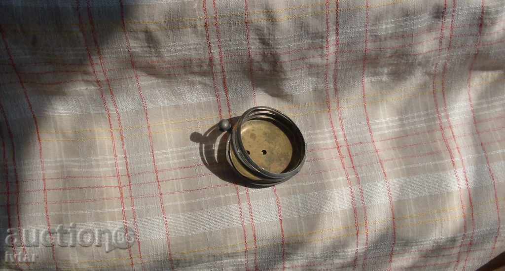 Παράδοση Θήκη ρολογιού τσέπης - ασημί με επιχρύσωση