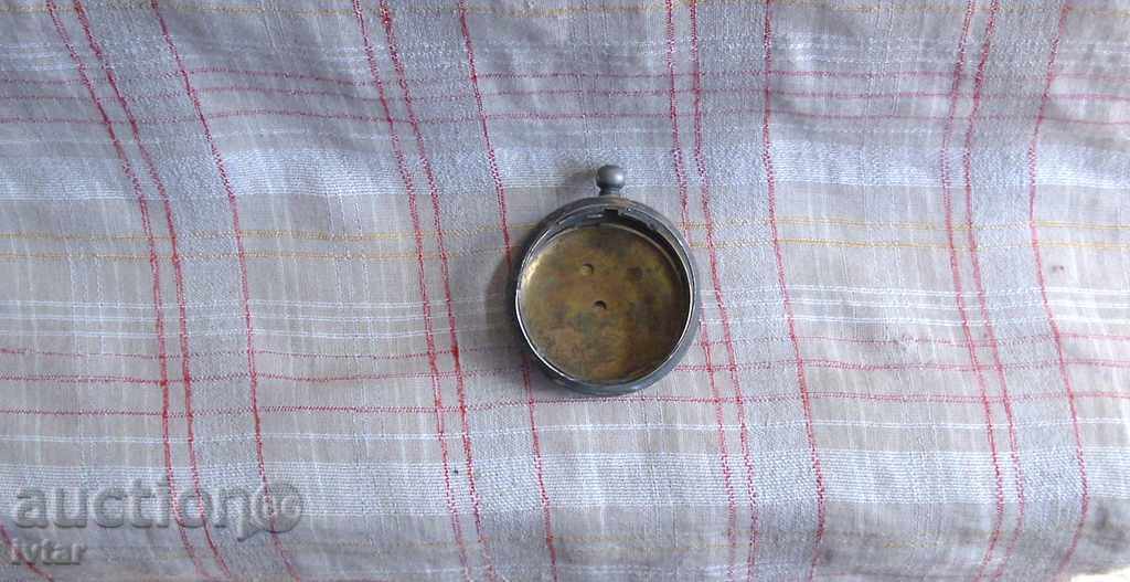 Каса за джобен часовник - сребро с позлата - 6