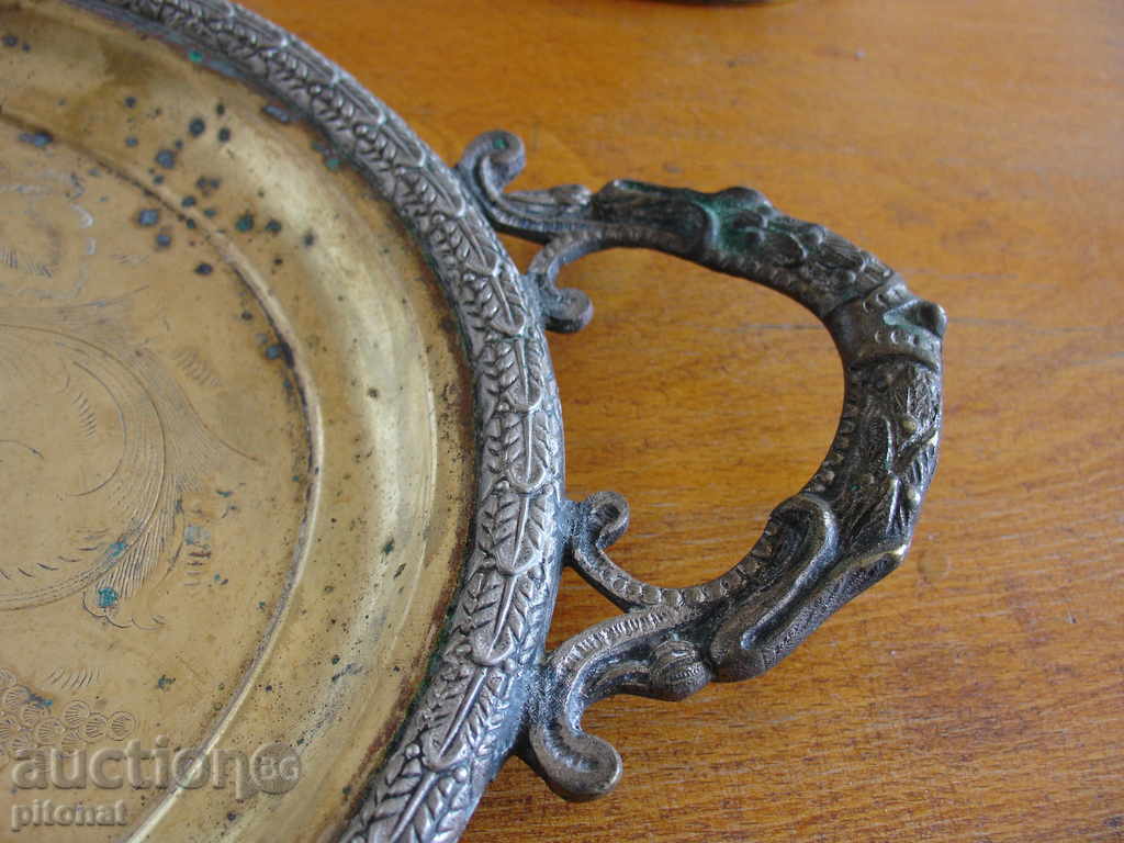 Δημοπρασία Antique επάργυρο δίσκο