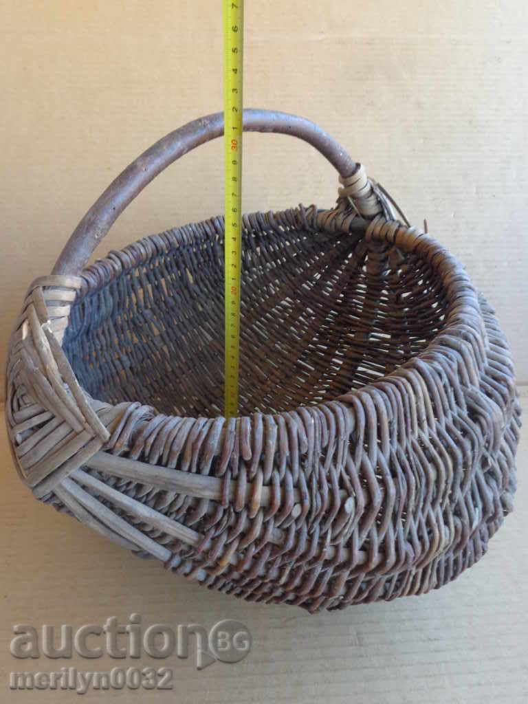 An old hand-knit basket with price 44.00 BGN | € 22.50 An old hand-knit basket with price 44.00 BGN | € 22.50