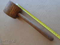 Old wooden hammer tool, wooden 19th century
