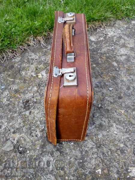 Auction  Leather briefcase