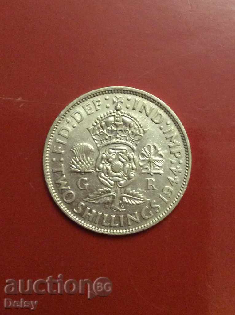 Britain, 2 shilling 1944